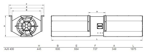 Systemair AJ8 400-2/4 (B)-TR Systemair AJ8 400-2/4 (B)-TR