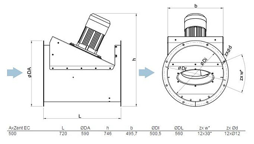 Systemair AxZent 500EC Systemair AxZent 500EC