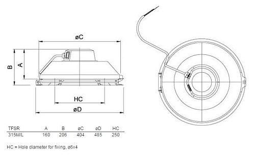 Systemair TFSR 315 L Red Systemair TFSR 315 L Red