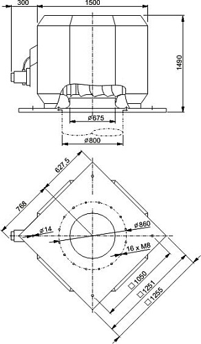 Systemair DVV 1000D6-XM Systemair DVV 1000D6-XM