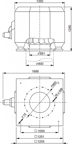 Systemair DVV 800D6-8-XL Systemair DVV 800D6-8-XL