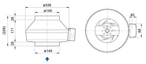 Systemair K 150 XL sileo Systemair K 150 XL sileo