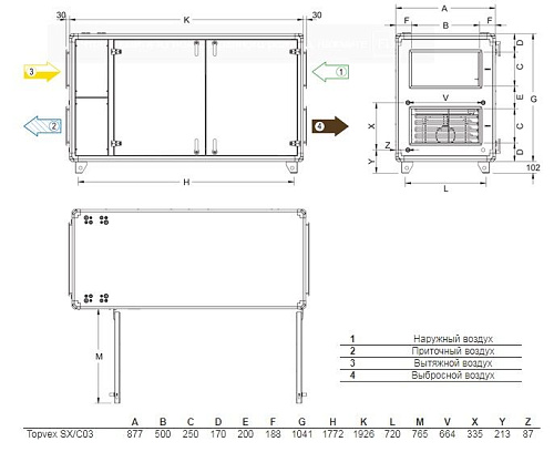 Systemair Topvex SX/C03 EL-L Systemair Topvex SX/C03 EL-L
