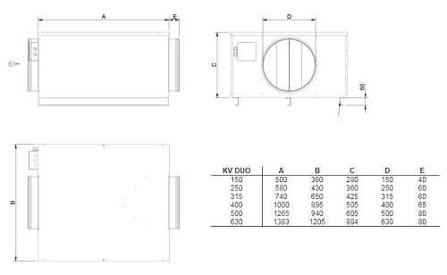 Systemair KV DUO 250 EC Systemair KV DUO 250 EC