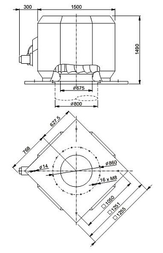 Systemair DVV 1000D6-12-XL Systemair DVV 1000D6-12-XL