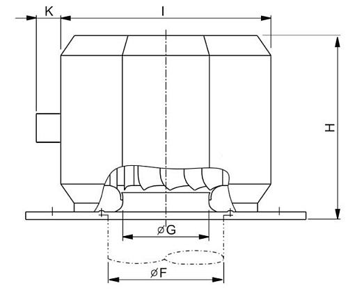 Systemair DVV-EX 560D4-XS Systemair DVV-EX 560D4-XS