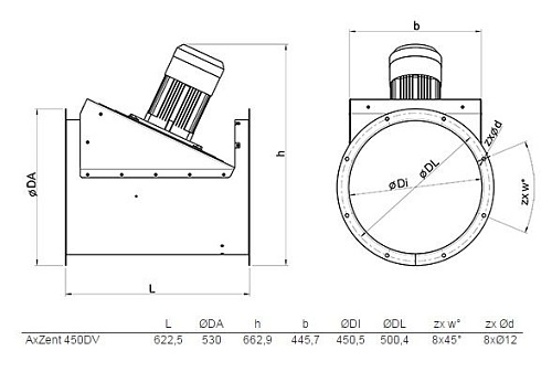 Systemair AxZent 450DV Systemair AxZent 450DV