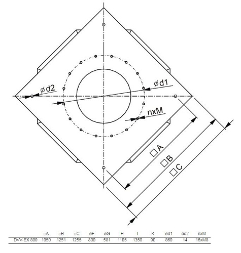 Systemair DVV-EX 800D6-XS Systemair DVV-EX 800D6-XS