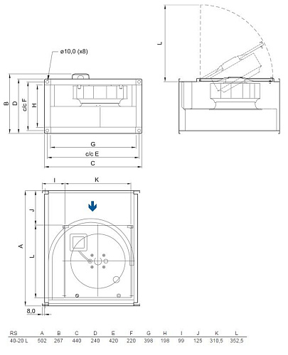 Systemair RS 50-25 EC sileo Systemair RS 50-25 EC sileo