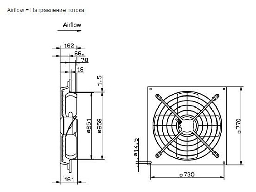 Systemair AW 650 D6-2-EX Systemair AW 650 D6-2-EX