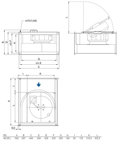 Systemair RS 40-20 L sileo Systemair RS 40-20 L sileo