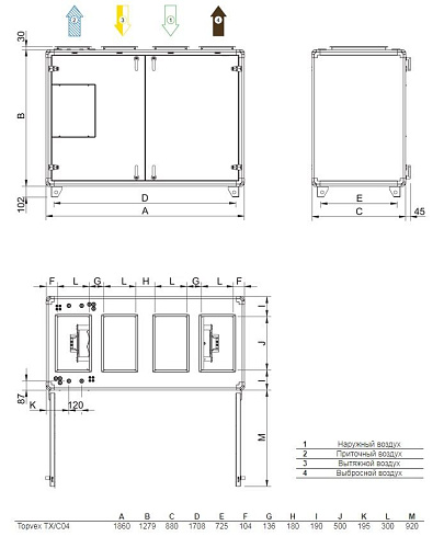 Systemair Topvex TX/C04 HWL-L Systemair Topvex TX/C04 HWL-L