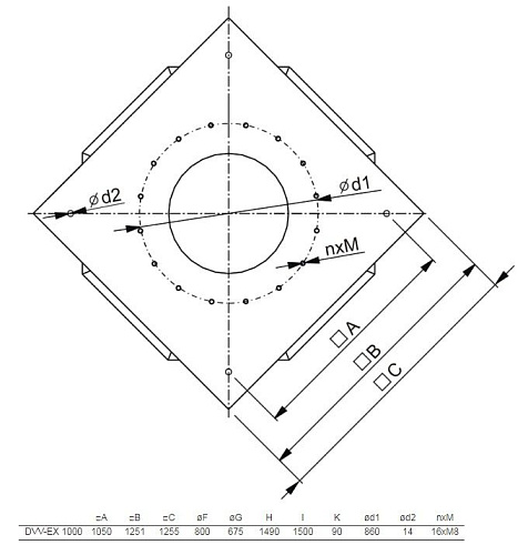 Systemair DVV-EX 1000D8-XL Systemair DVV-EX 1000D8-XL