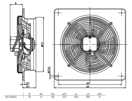 Systemair AW 300E4 SILEO Systemair AW 300E4 SILEO